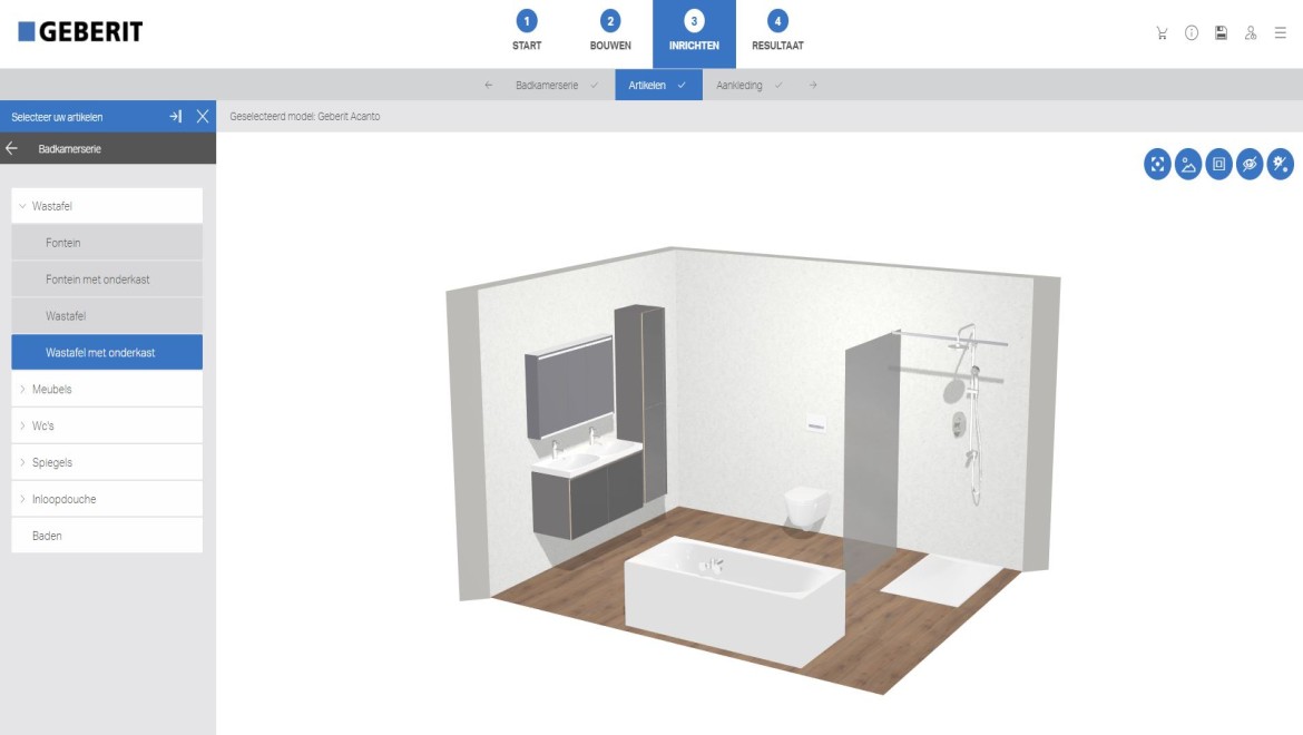 voorjaar Het beste alias 3D-badkamerplanner | Geberit nl