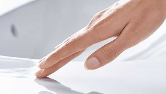 Wastafel met KeraTect® glazuur Wastafel met KeraTect® glazuur