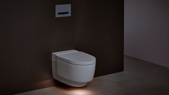 Geberit AquaClean Mera met oriëntatieverlichting