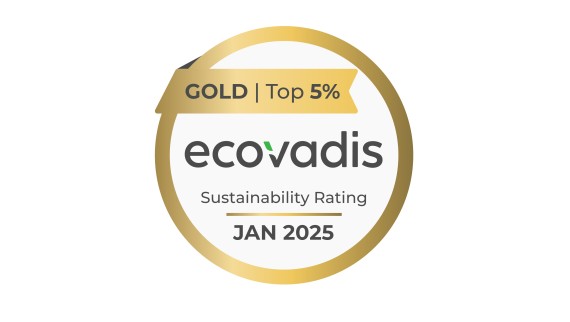 Gouden onderscheiding van EcoVadis voor het duurzaamheidsmanagement van Geberit (© Geberit) Gouden onderscheiding van EcoVadis voor het duurzaamheidsmanagement van Geberit (© Geberit)