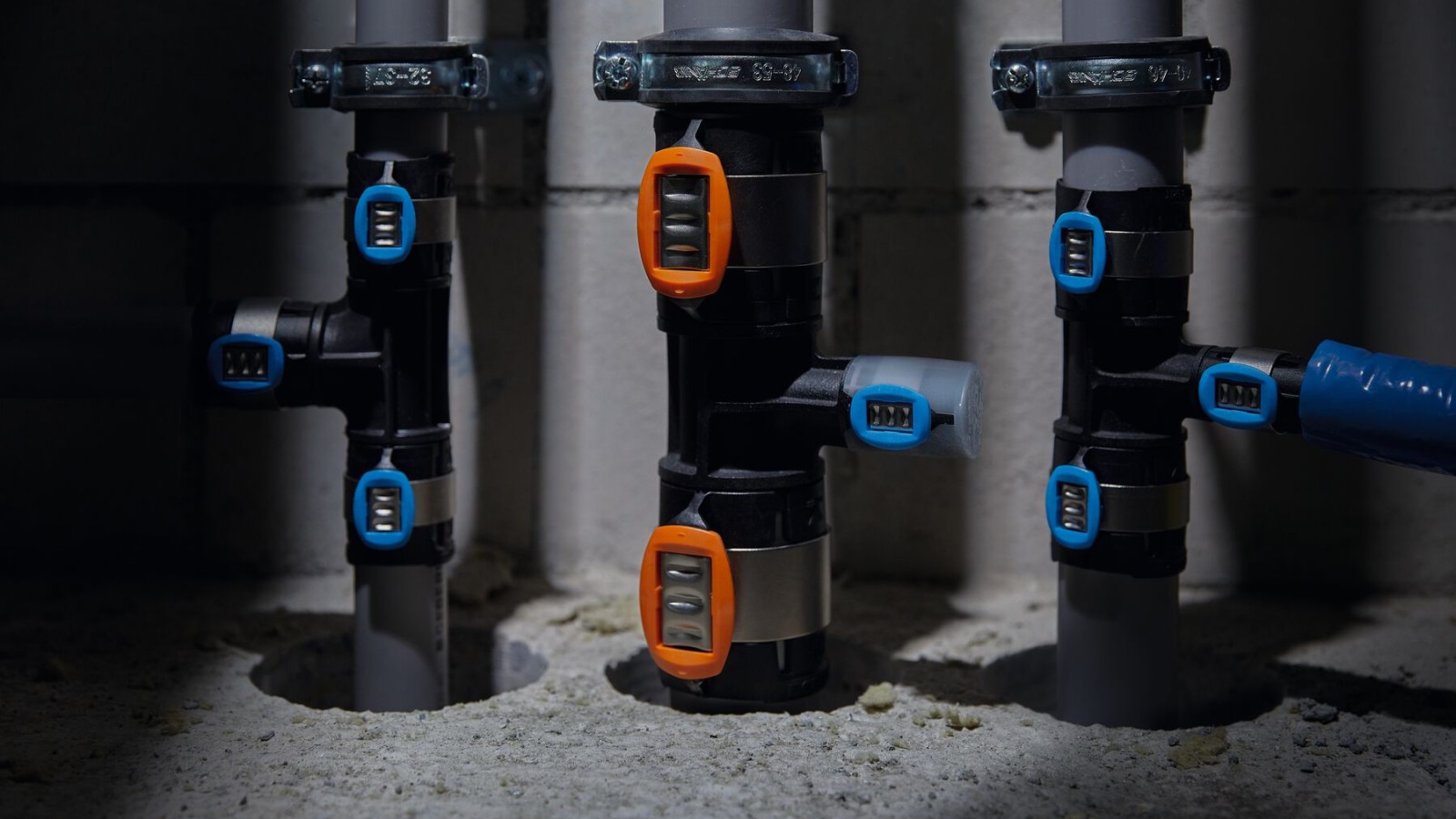 Zelfs in het donker zijn niet-verperste verbindingen goed te herkennen Zelfs in het donker zijn niet-verperste verbindingen goed te herkennen