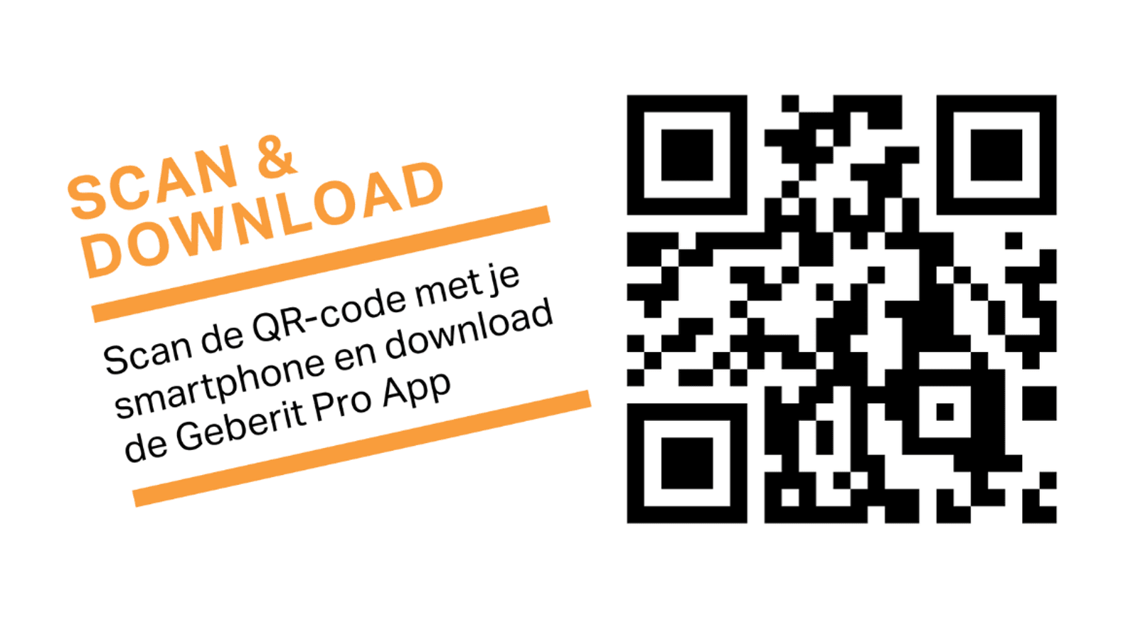 QR code Geberit Pro QR code Geberit Pro